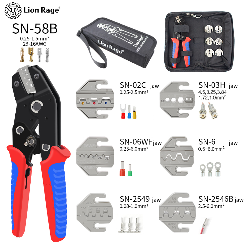 Ratchet Crimping Tool SN-58B P - Automatic Wire Stripper Cutter recension och pris
