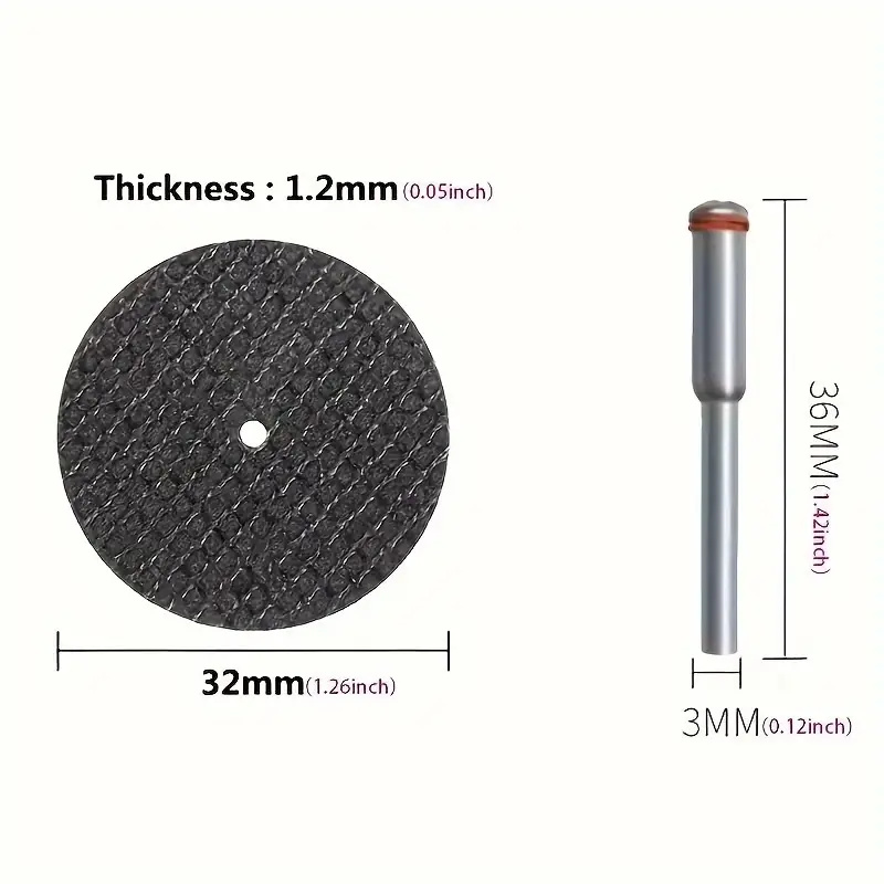 Abrasive Cutting Disc 32mm Wit - Cordless Rotary Tool Kit Accessories recension och pris