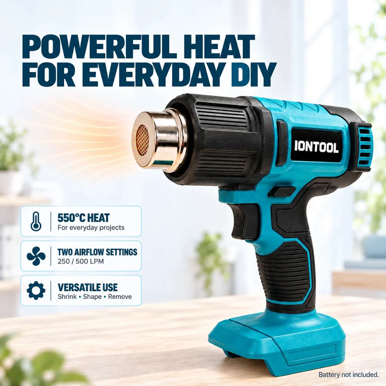 IONTOOL Durable Cordless Heat  - Cordless Heat Gun For Shrink Tubing recension och pris