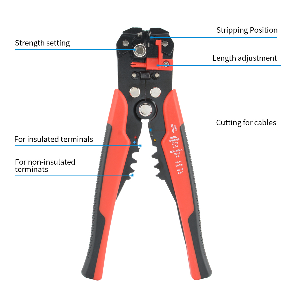 Wire Stripper Multifunctional  - Automatic Wire Stripper Cutter recension och pris