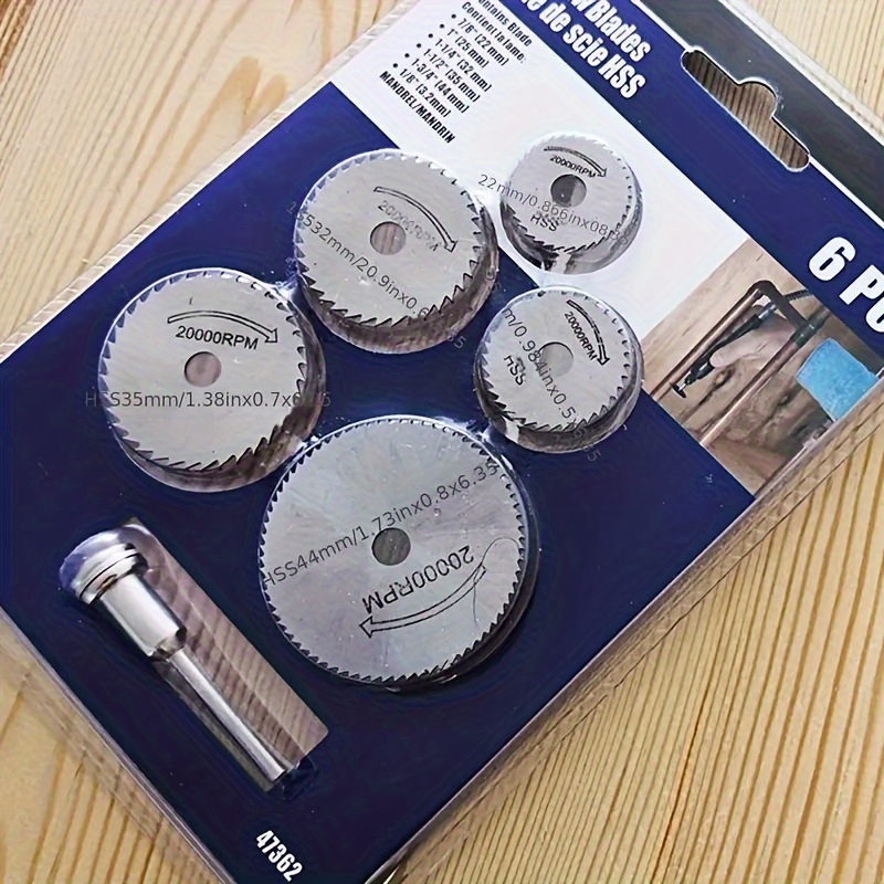 6Pcs Mini Circular Saw Blade,  - Cordless Rotary Tool Kit Accessories recension och pris