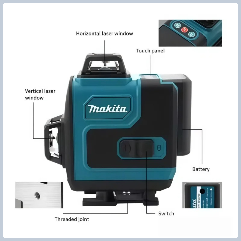 Original Makita Safe Multi-pro - Laser Level 16 Lines 4D Green recension och pris