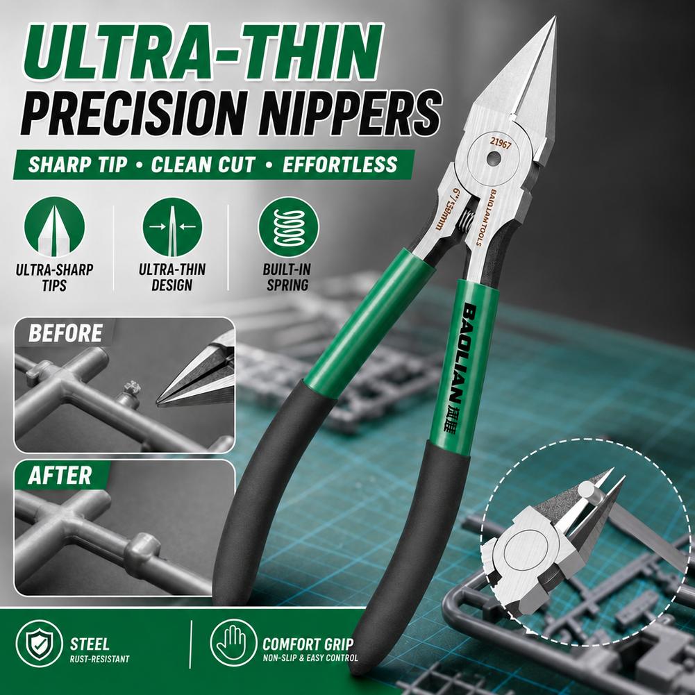 Ultra-Sharp Flush Cutter Plier - Automatic Wire Stripper Cutter recension och pris