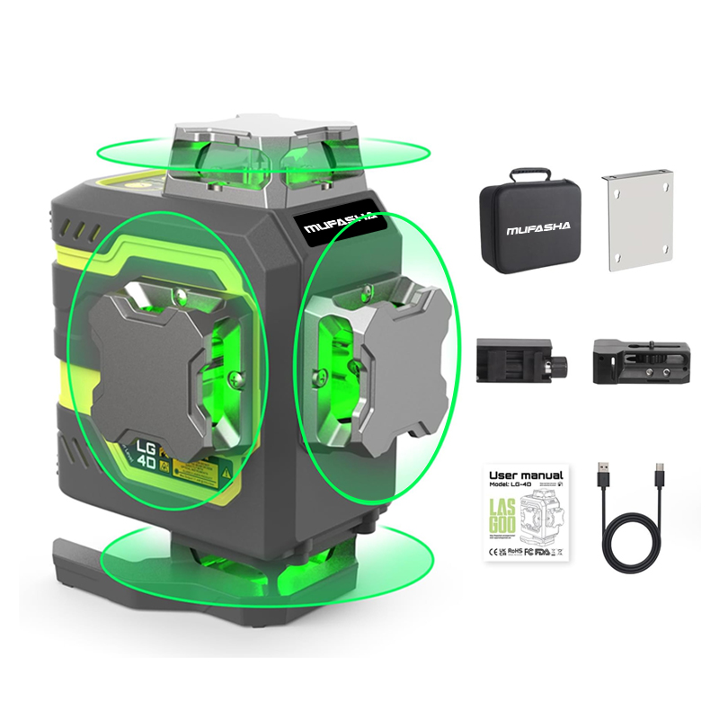 16 Line Laser Level 360 Self L - Laser Level 16 Lines 4D Green recension och pris