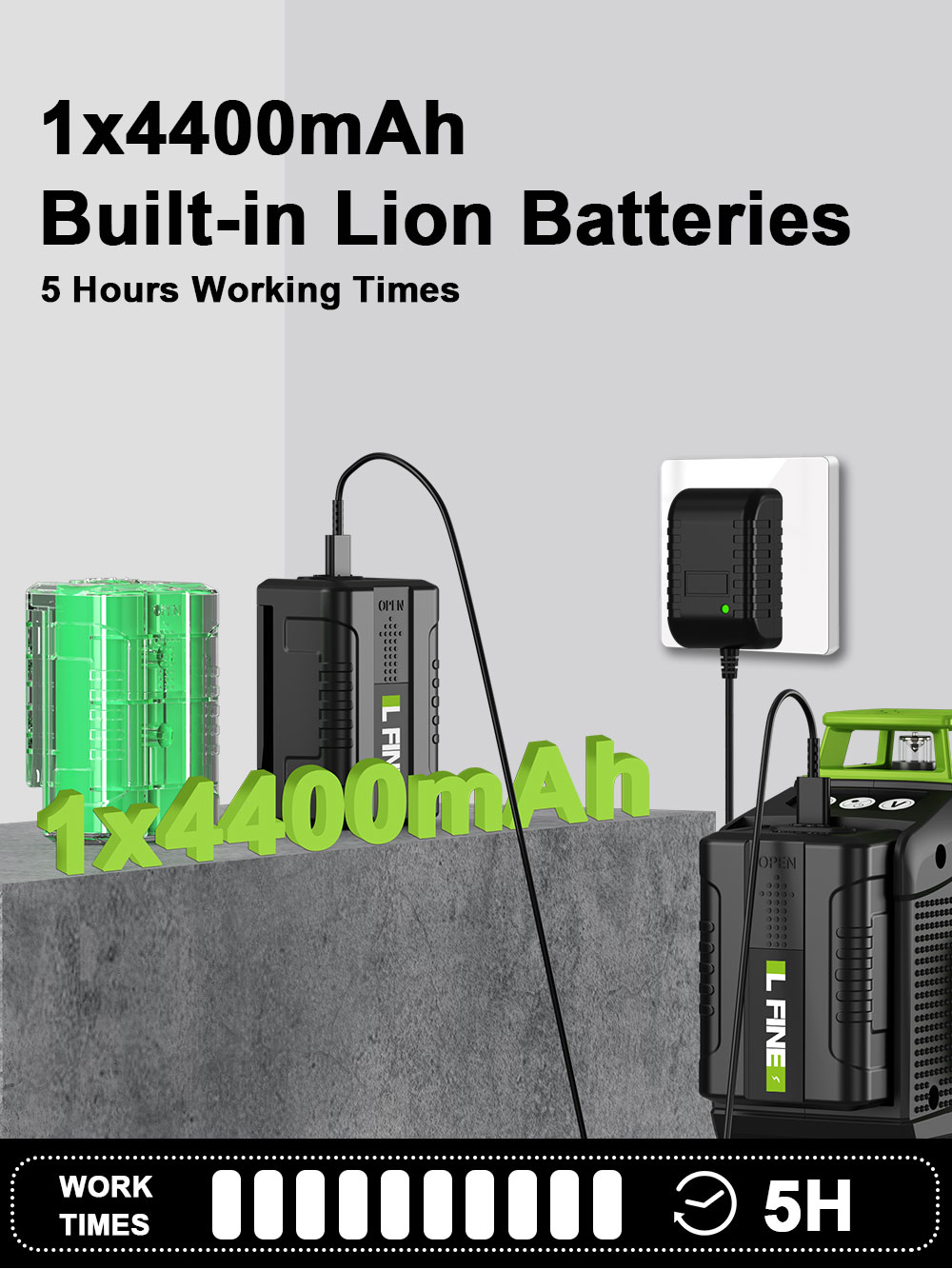 LFINE 4D  16 Lines 360 Self-le - Laser Level 16 Lines 4D Green recension och pris