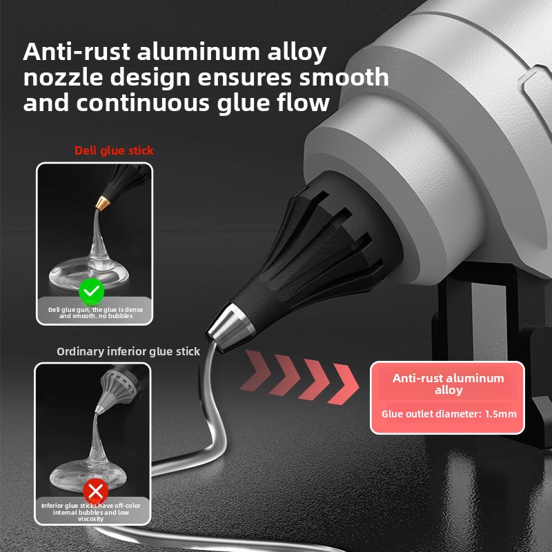 Deli Professional Hot Melt Glu - Hot Melt Glue Gun Cordless recension och pris